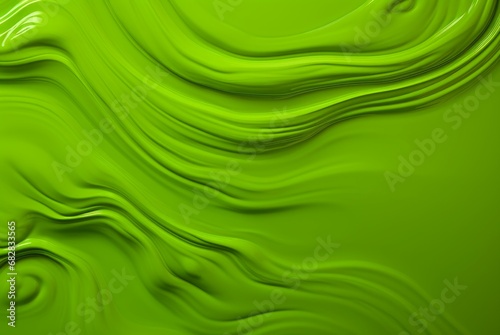 Gooey Green slime mockup. Glue drip. Generate Ai