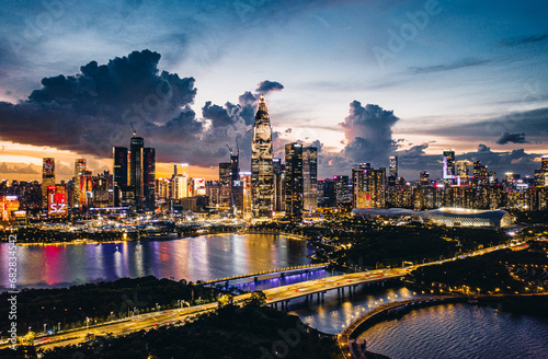 Wallpaper Mural Shenzhen Talent Park panoramic city  Torontodigital.ca