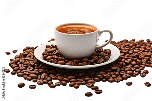 Aromatic Beans Display on a transparent background