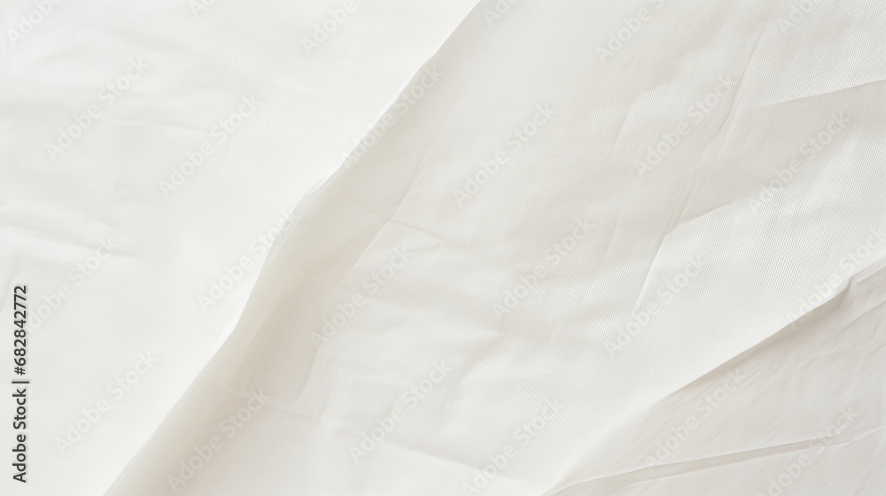 Obraz premium White crumpled paper background, mockup