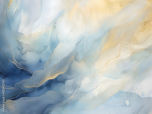 Veil texture abstract background, watercolor fluid painting background, dye splash style, alcohol ink, ai generated photo © Akilmazumder