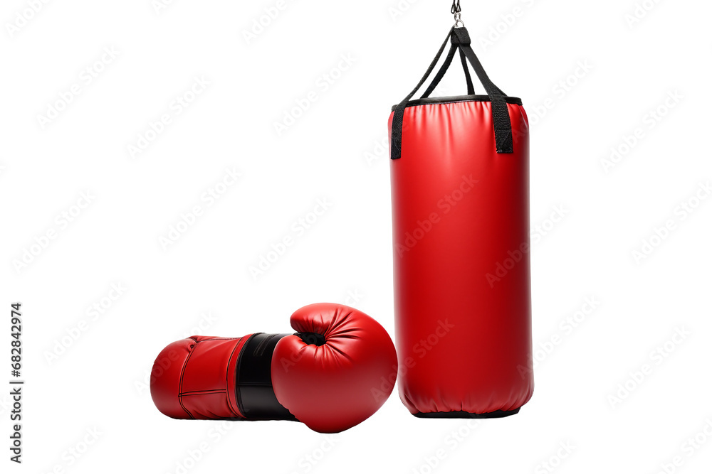 Boxing Essentials in White on a transparent background