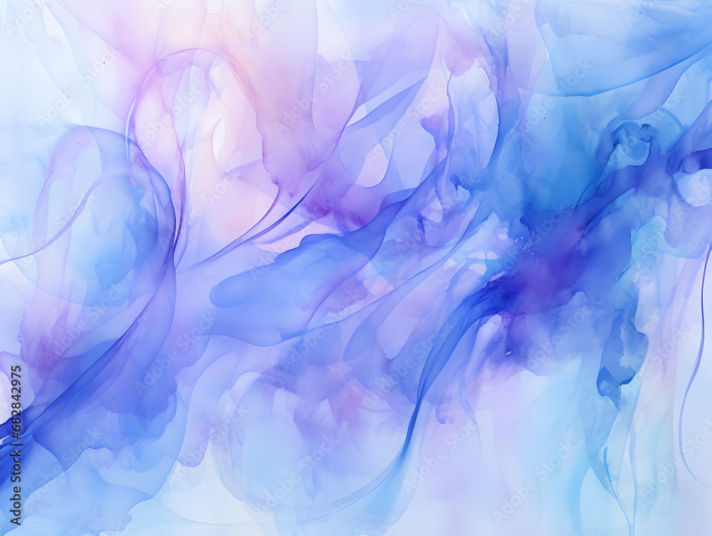 Veil texture abstract background, watercolor fluid painting background, dye splash style, alcohol ink, ai generated photo