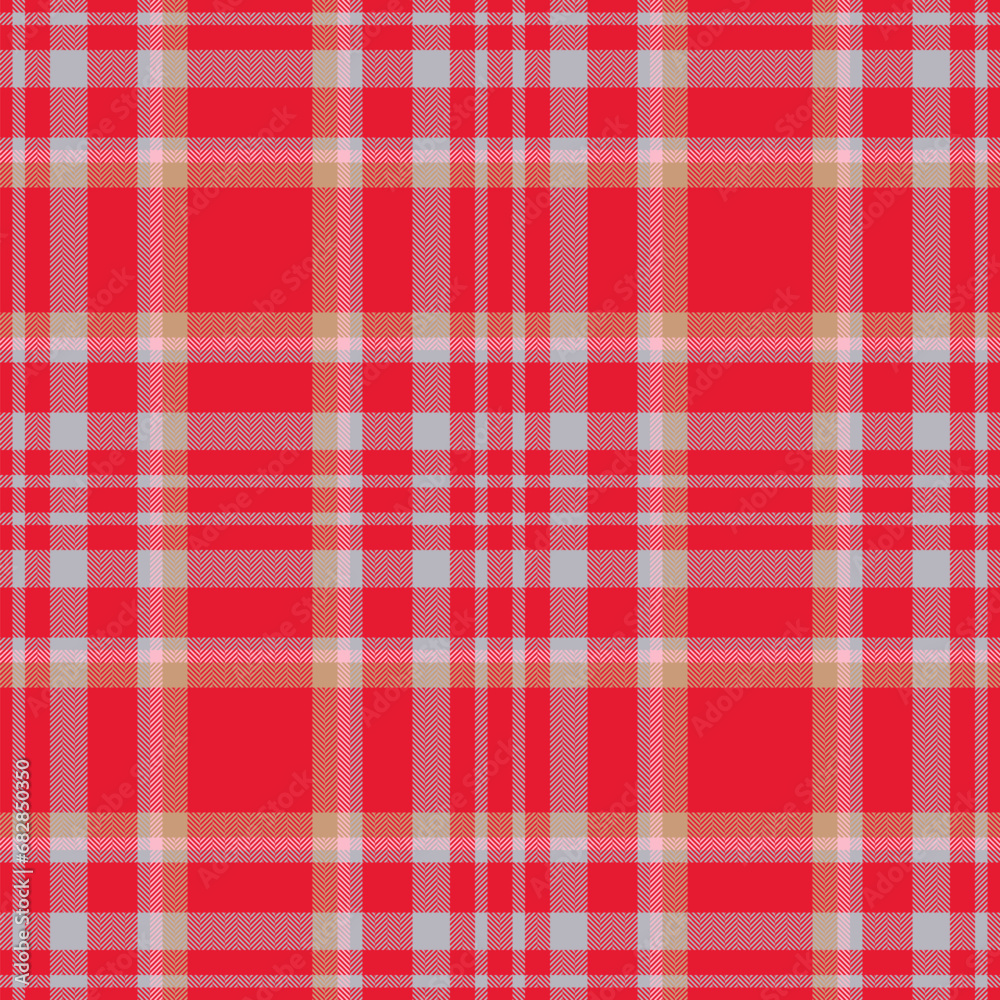 Plaid seamless pattern in red. Check fabric texture. Vector textile print. Plaid seamless pattern in red. Check fabric texture. Vector textile print.