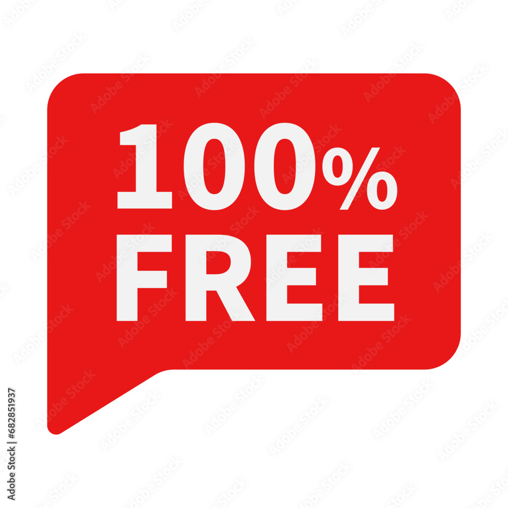 100 Free In Red Rectangle Shape For Information Advertising Business Marketing
100 Free In Red Rectangle Shape For Information Advertising Business Marketing