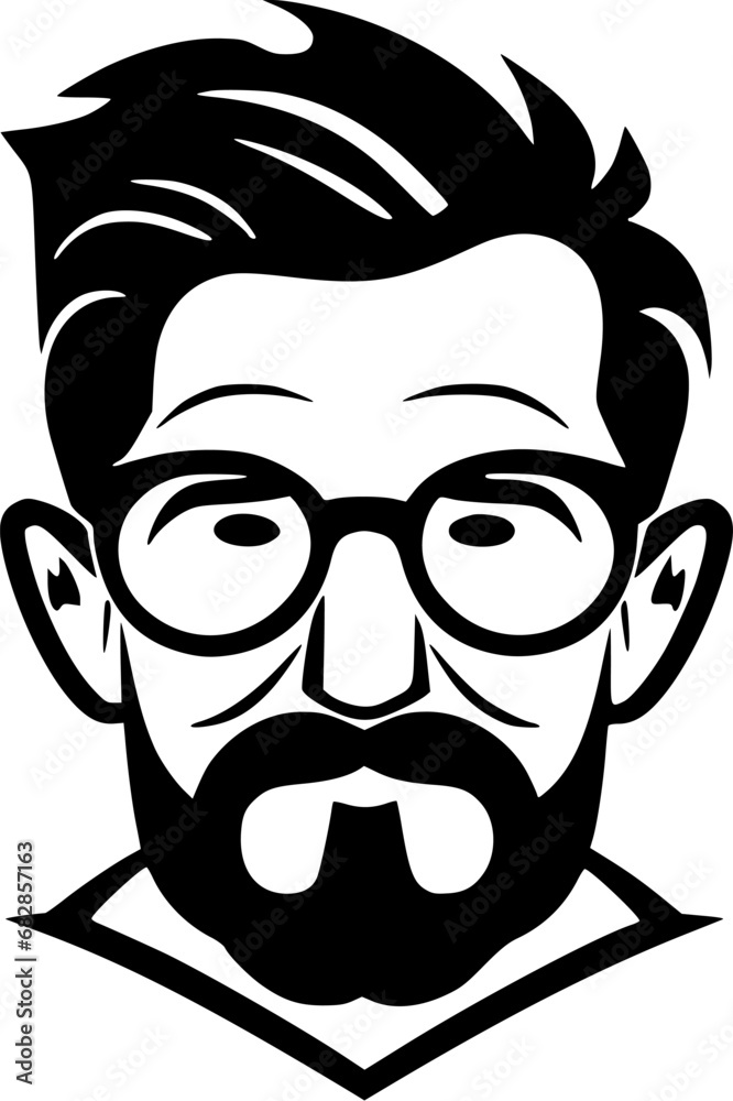 Fototapeta premium Teacher | Minimalist and Simple Silhouette - Vector illustration