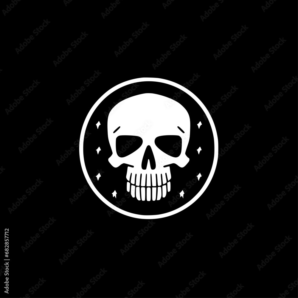 Skull | Minimalist and Simple Silhouette - Vector illustration Skull | Minimalist and Simple Silhouette - Vector illustration