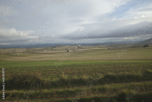 landscape with clouds