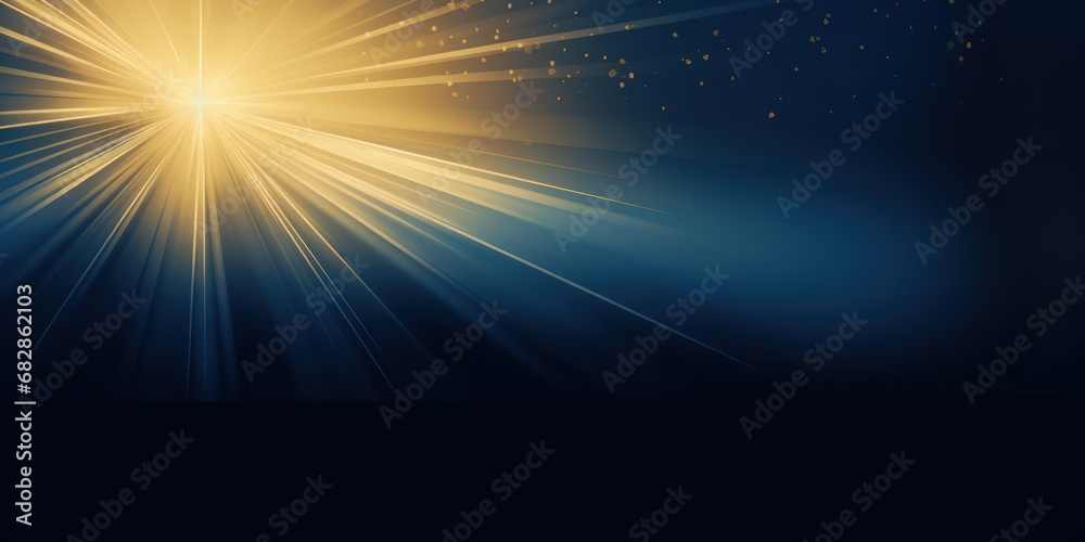 Abstract gold and blue lines background
