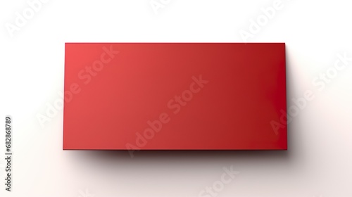 Free Download Maqueta de una tarjeta en rojo. Generado por IA. - GFXLoad