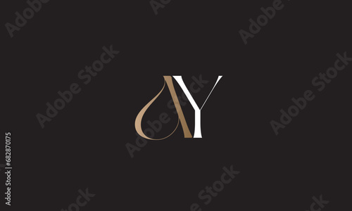 AY YA , A ,Y, Abstract Letters Logo Monogram	