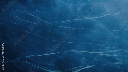 Smooth dark blue marble background surface