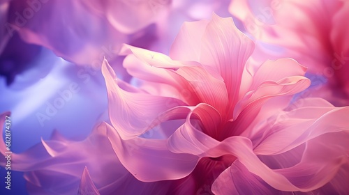 Bright background of pink abstract flowers