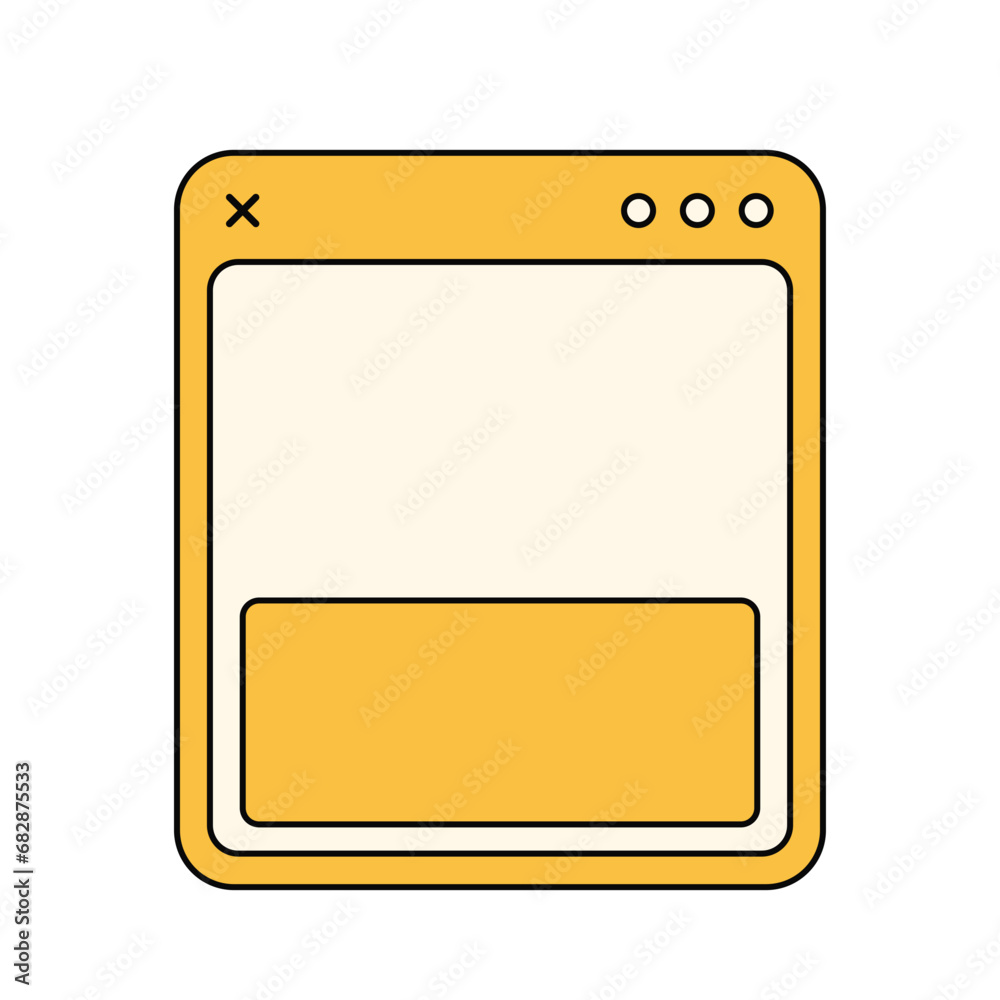 Retro Social Media UI Retro Social Media UI