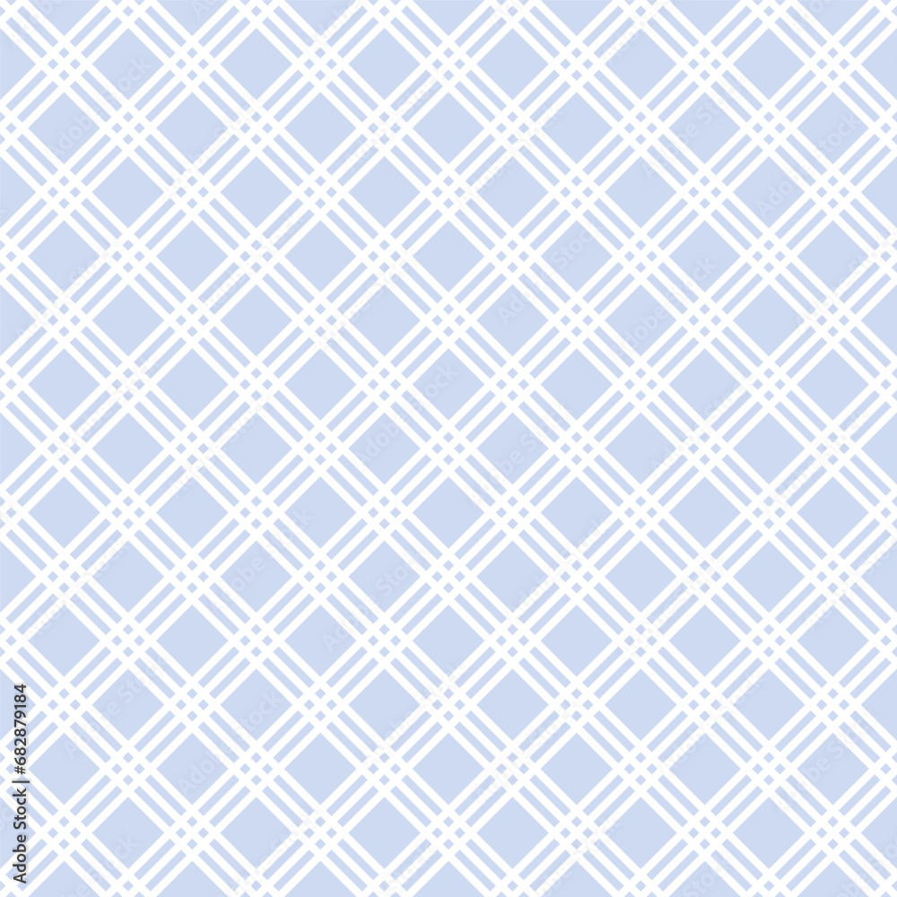 Seamless Geometric Checked Light Blue Pattern. Seamless Geometric Checked Light Blue Pattern.