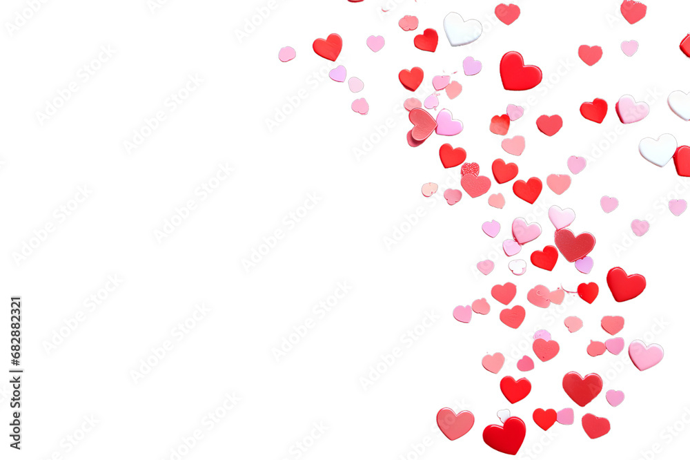 red hearts on white red hearts on white