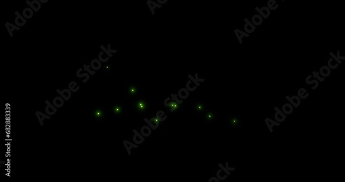 firefly animation with black background overlay	