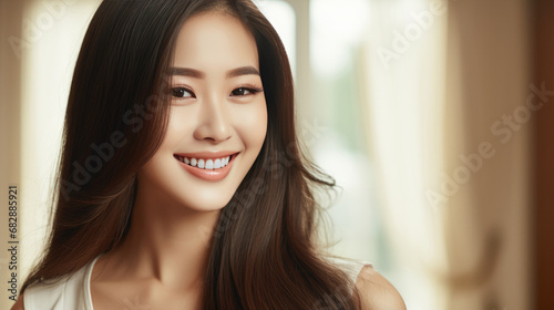 smiling Asian vogue girl at home Free Download smiling Asian vogue girl at home - GFXLoad