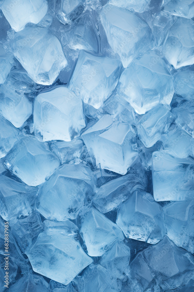 Ice cubes texture pattern background Ice cubes texture pattern background