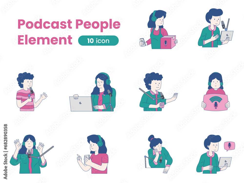 Podcast People Element Podcast People Element