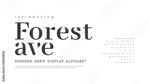 Abstract modern vintage alphabet fonts. Elegant Uppercase lowercase typeface. Typography fashion stylish font. Vector illustration