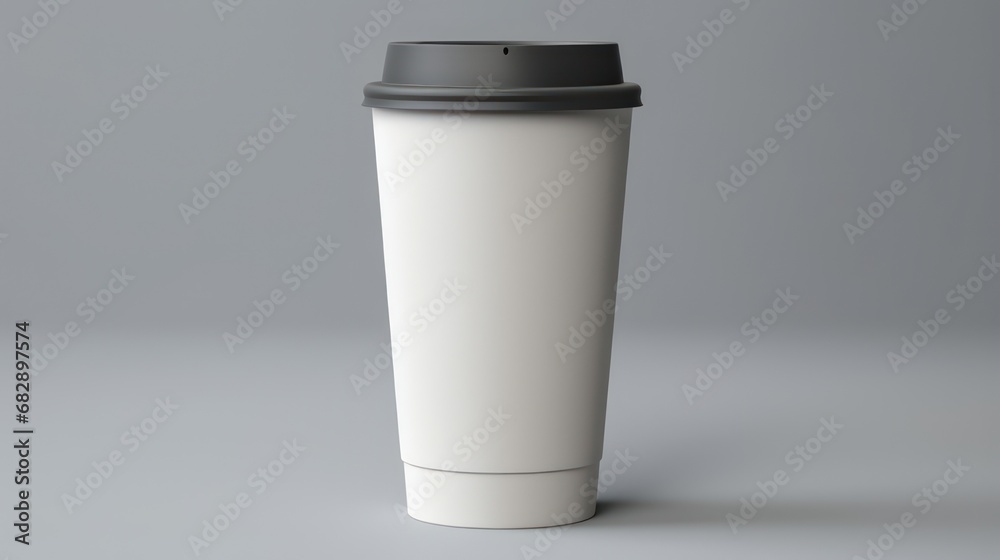Styrofoam cup drink, blank label mockup template. Styrofoam cup drink, blank label mockup template.