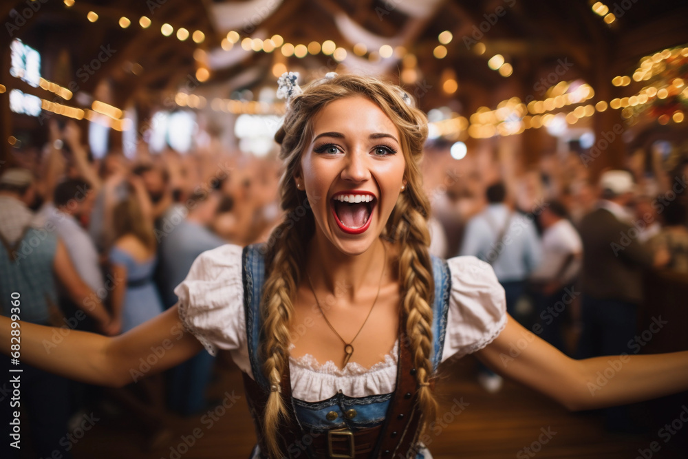 Women at a beer festival Women at a beer festival