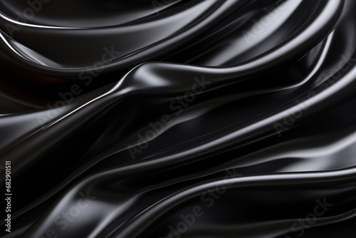 black silk background, Generative Ai