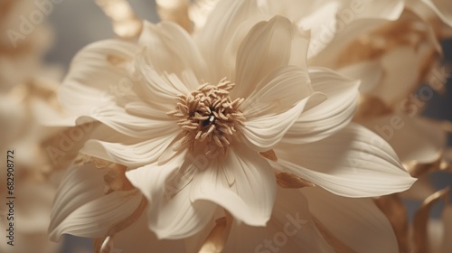 flower on a wooden background © rojar deved