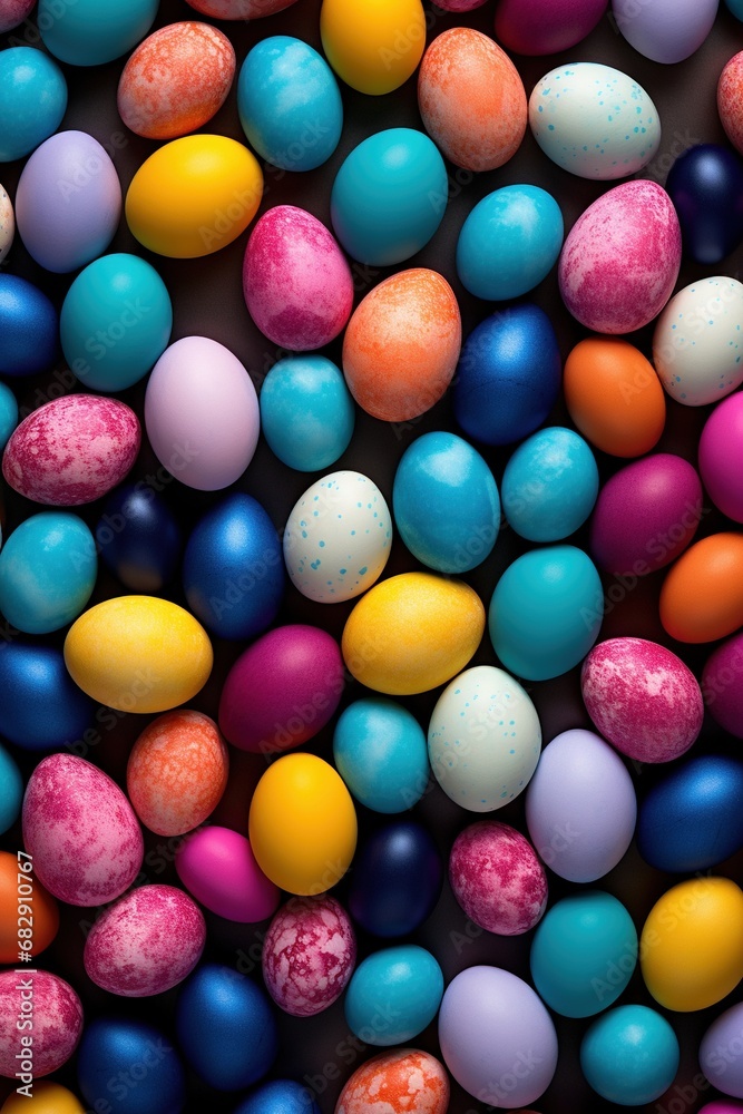 Colorful Easter eggs background Colorful Easter eggs background