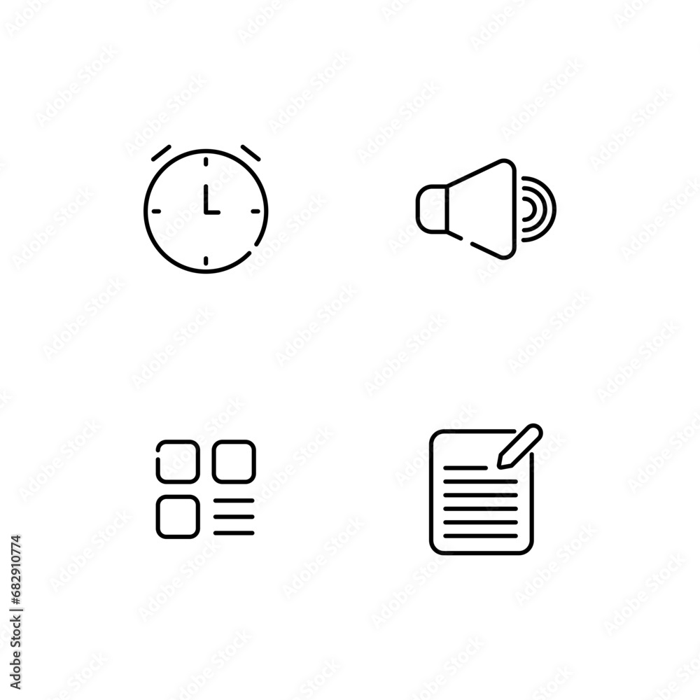 Set Of Icons For Web Design And Mobile Applications. Set Of Icons For Web Design And Mobile Applications.