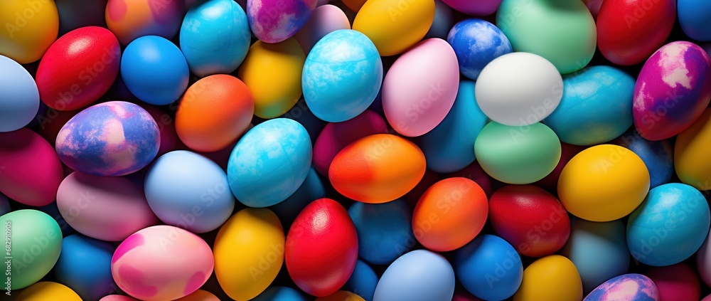 Colorful Easter eggs background Colorful Easter eggs background