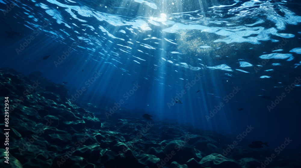 underwater view of the world underwater view of the world