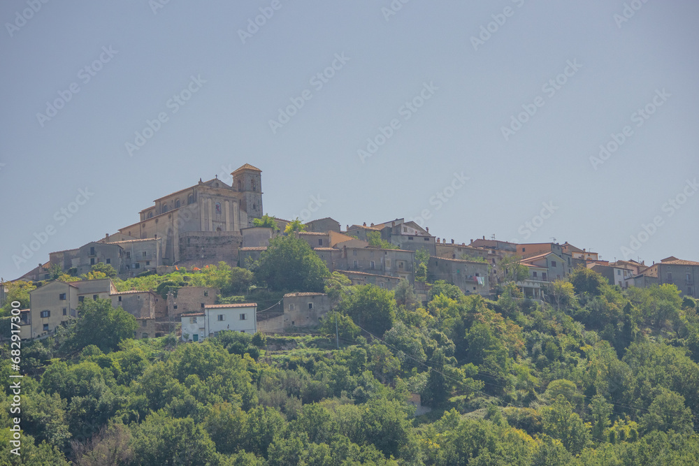 Panoramic view of the village of Altilia