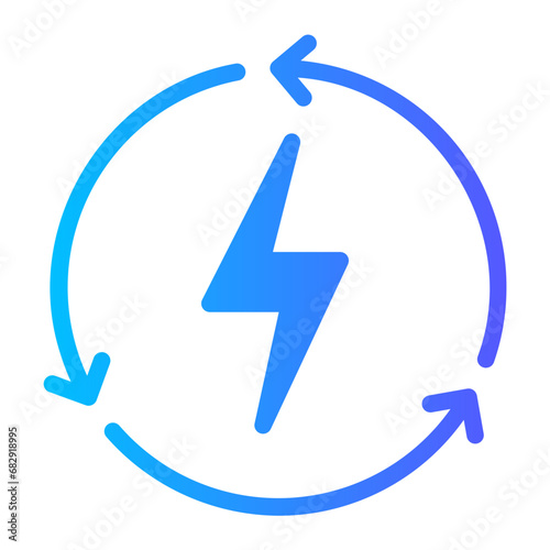 energy gradient icon