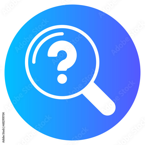 curiosity gradient icon