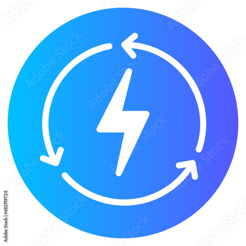 energy gradient icon