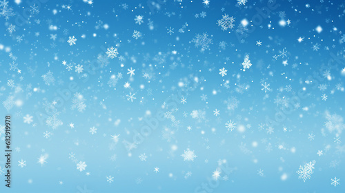 Magical Snowstorm: Winter Wonderland Snowflakes Background