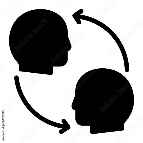 empathy glyph icon