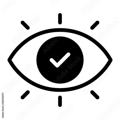 eye glyph icon