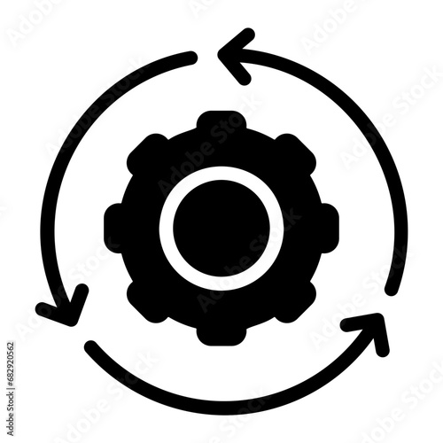 integration glyph icon