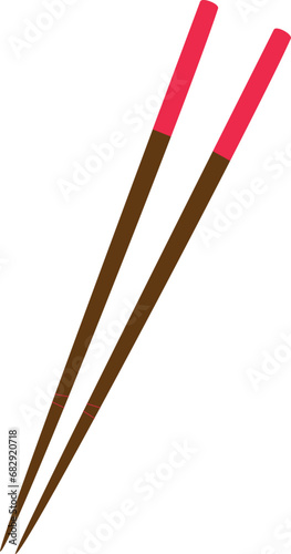chopsticks icon isolated on transparent background