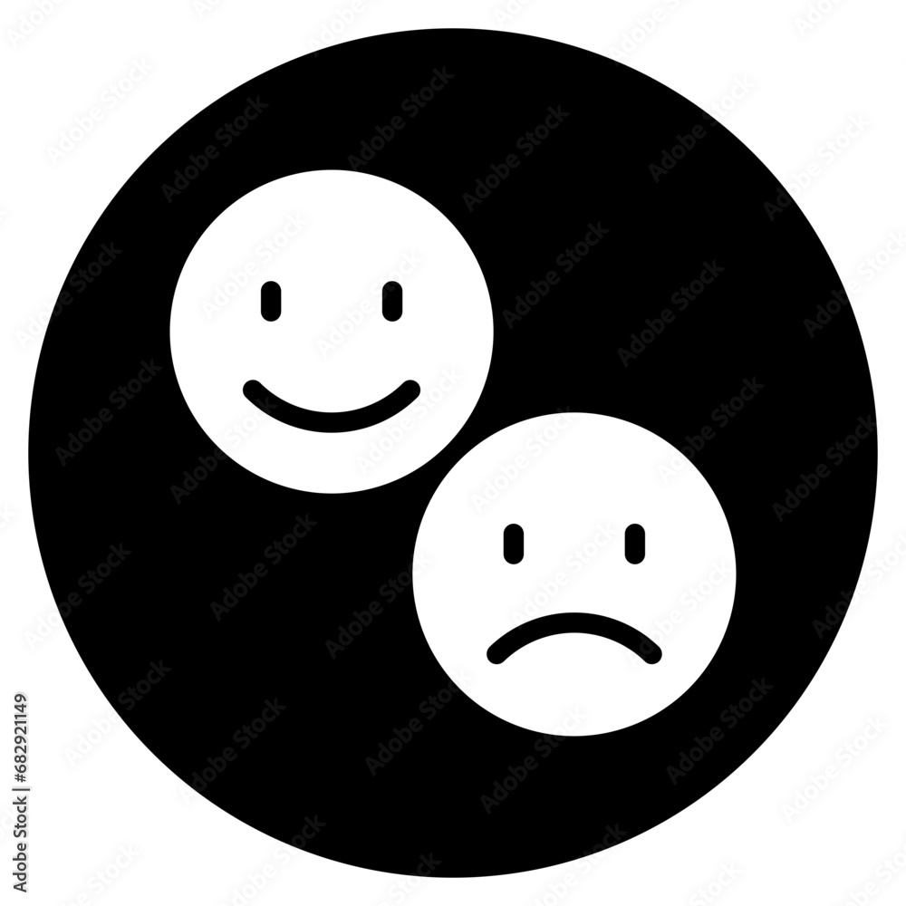 Fototapeta premium behavior glyph icon