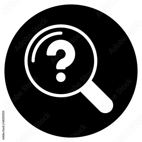 curiosity glyph icon