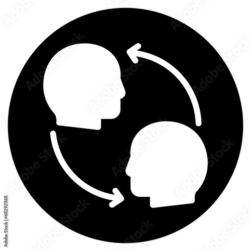 empathy glyph icon