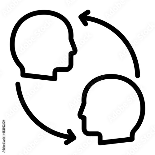 empathy line icon