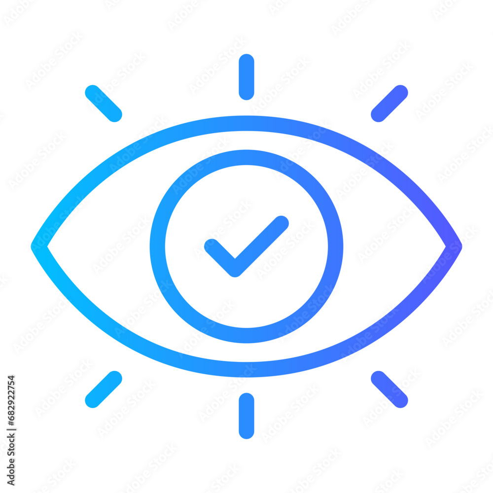 eye gradient icon eye gradient icon