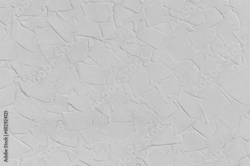 Fototapeta Naklejka Na Ścianę i Meble -  Bright light white abstract pattern plaster surface stucco wall texture background structure backdrop