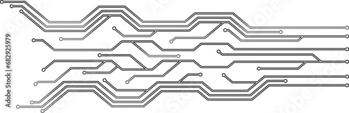 abstract background with metal.Black line circuit technology on.circuit illustration vector template.Premium Vector | Circuit technology.