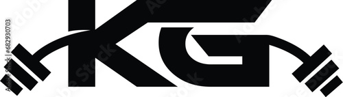 vector KG fitness logo